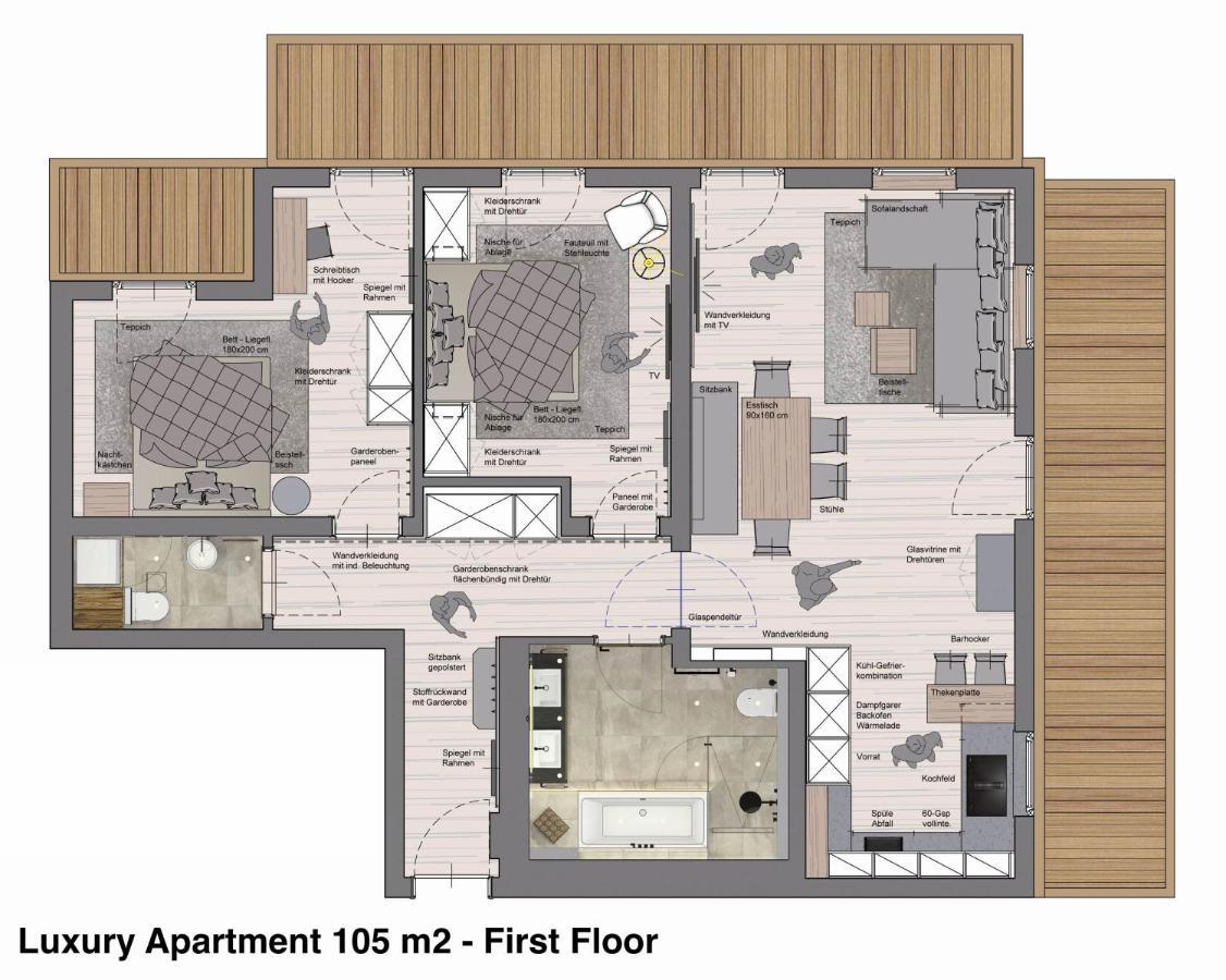 Luxury Apartments "R6 Tegernsee" Бад Виезее Екстериор снимка